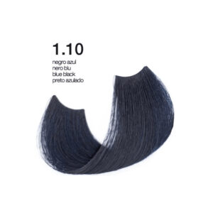 Exclusive Professional Hair Color Hi-Tech 100ml Blue Black / Μόνιμη Βαφή Μαλλιών Μαύρο / Μπλέ 1,10