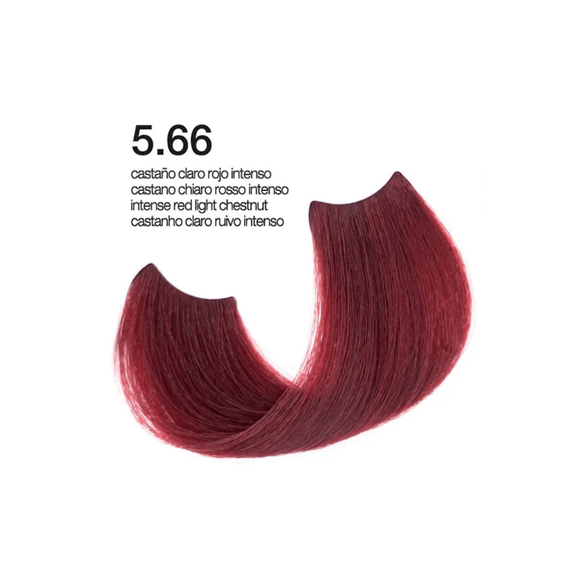 Exclusive Professional Hair Color Hi-Tech 100ml Red - Rosso / Μόνιμη Βαφή Μαλλιών Κόκκινο Ενισχυμένο 5.66
