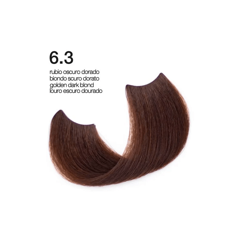 Exclusive Professional Hair Color Hi-Tech 100ml Golden / Μόνιμη Βαφή Μαλλιών Χρυσό 6.3