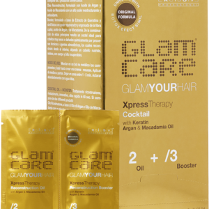Xpress Therapy Hair Treatment Cocktail Olio + Booster with Keratin, Argan & Macadamia Oil 50τμχ