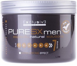 EXCLUSIVE PROFESSIONAL PURESX HARD ROCK HAIR GEL WAX 500ml